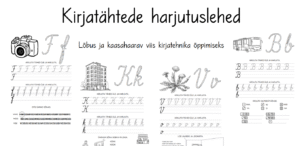 Kirjatähtede harjutuslehed